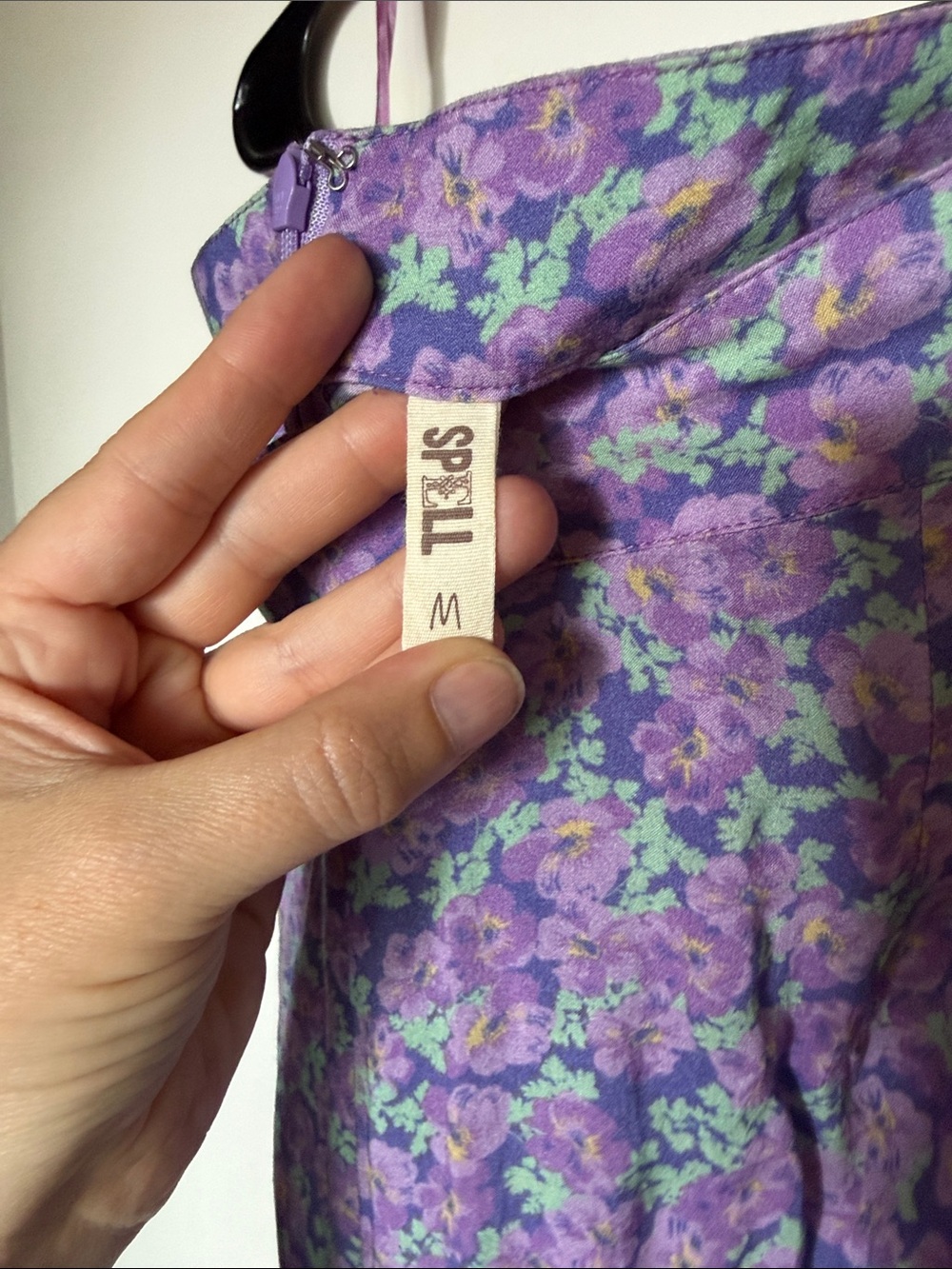 Spell Lavender Floral Midi Slip Dress - Picture 2 of 3